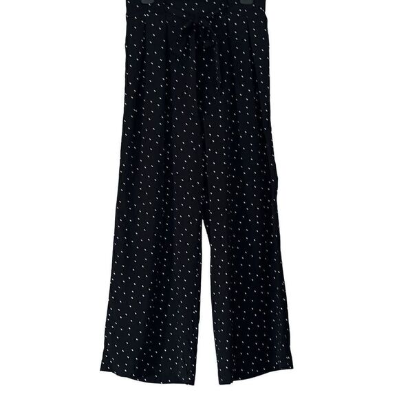 Mine black white polka dot pull-on pants medium - Picture 2 of 6